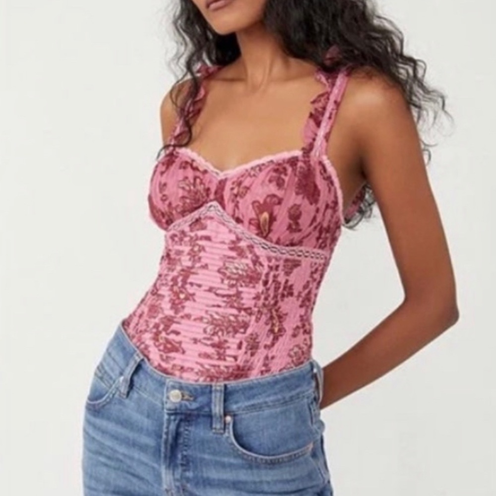 NWT Free People Weekend Plans Bodysuit - Picture 1 of 12